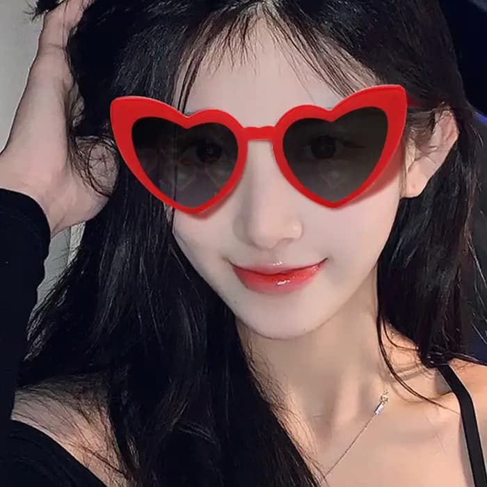 Amour effet spécial lunettes en forme de coeur mode