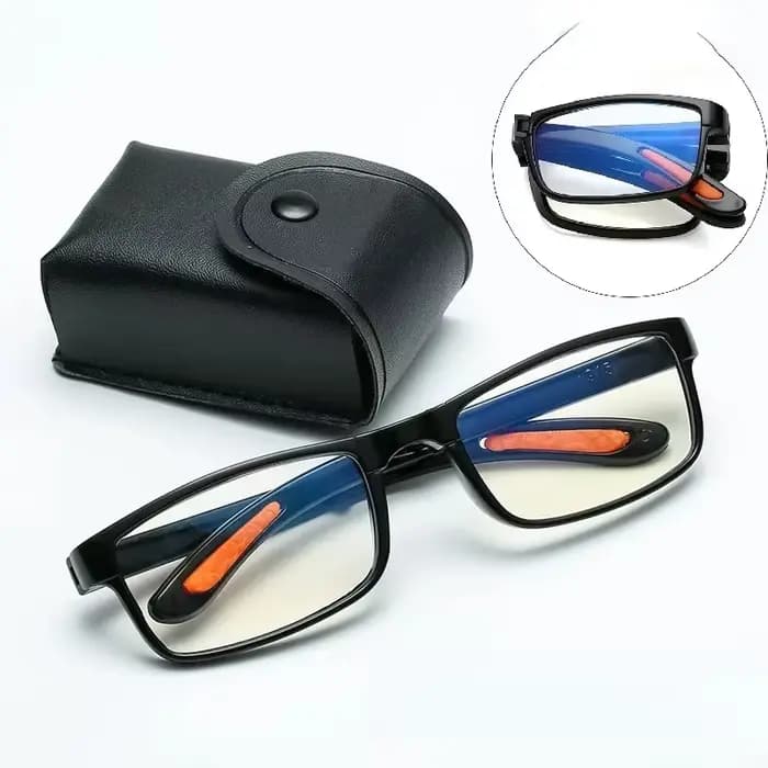Lunettes de lecture pliantes avec étui