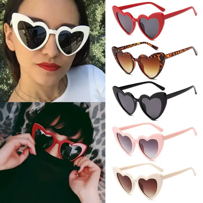 Lunettes de soleil vintage Love Coussins pour femmes