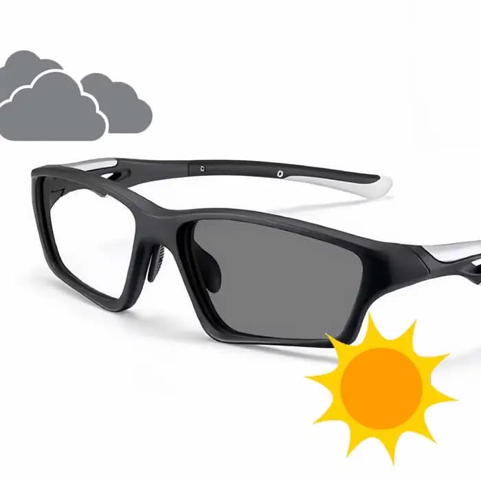 Lunettes de soleil de sport photochromiques pour myopie