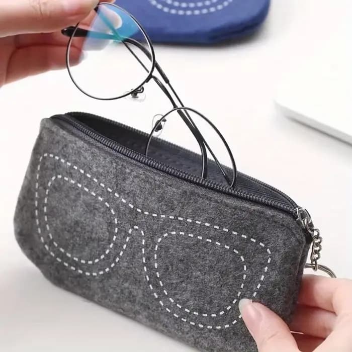Poudres de lunettes en feutre doux