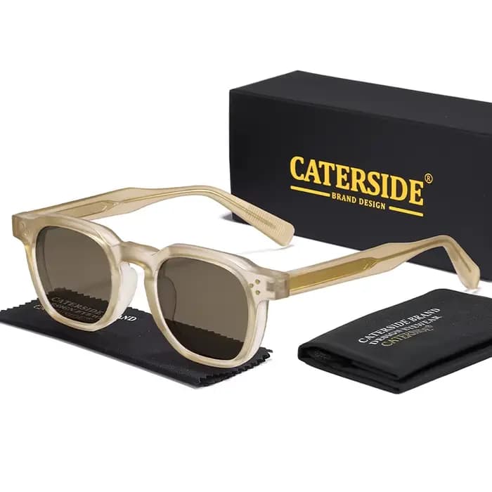 Lunettes de soleil carrées CATERSIDE tendance pour hommes