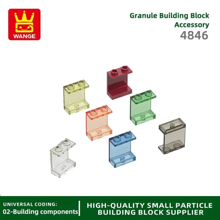 Wange 115 pièces/lot 4864 2 points voiture fenêtre verre blocs de construction Moc accessoires compatibles avec briques enfants jouets boîte-cadeau