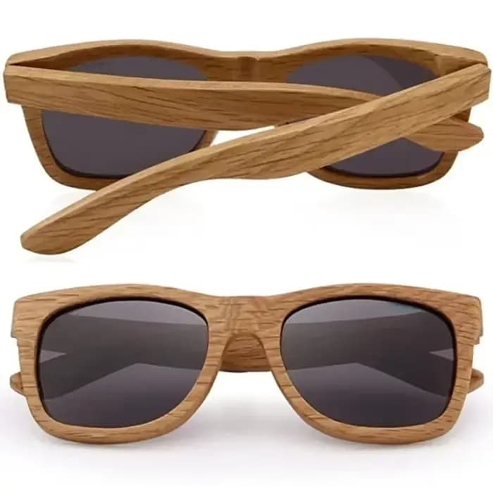 Lunettes de soleil en bois de bambou pour hommes et femmes