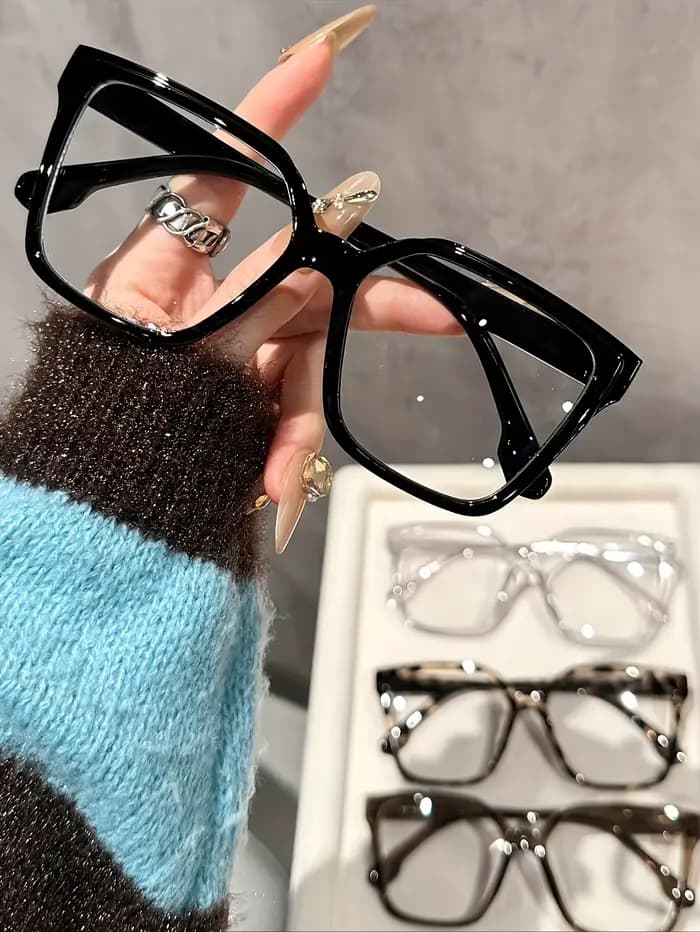 Lunettes géométriques élégantes