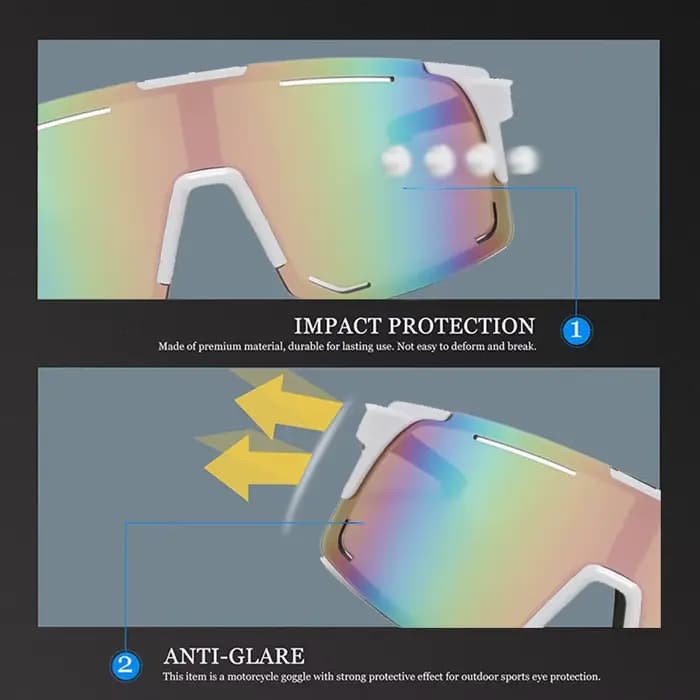 Lunettes de soleil de cyclisme polarisées pour hommes et femmes