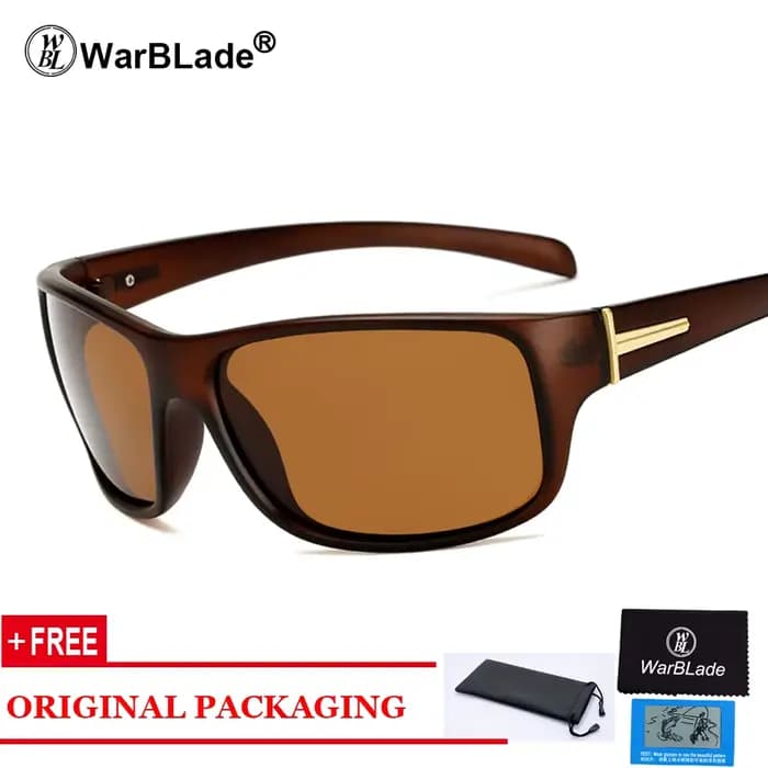 2018 marque de luxe lunettes de soleil polarisées hommes Top qualité mâle