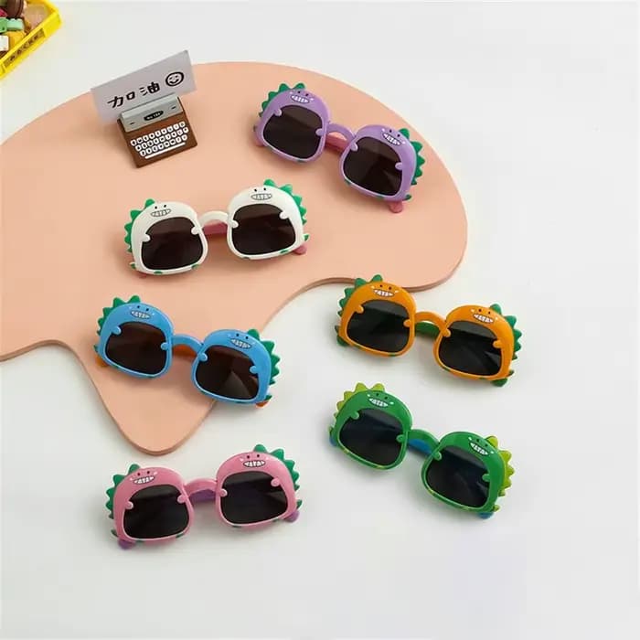 Lunettes de soleil drôles et mignonnes en forme de dinosaure