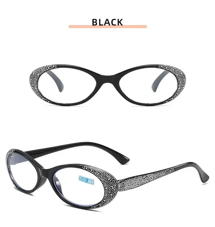 Lunettes de lecture de luxe en diamant pour femmes