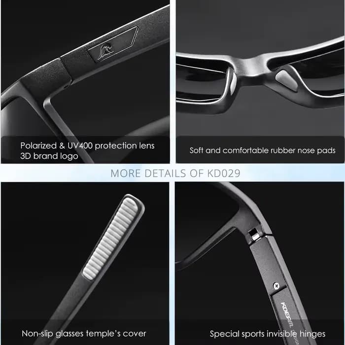 Lunettes de soleil polarisées à 100% ° KD029
