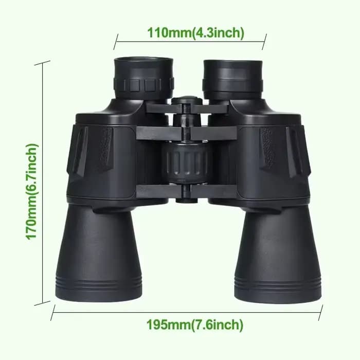 Jumelles 20X50 pour adultes, haute puissance, lentilles FMC professionnelles, mise au point centrale, observation des oiseaux