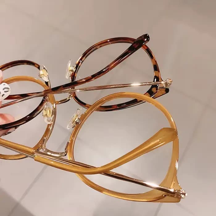 Buc& EI-Monture de lunettes rondes pour hommes et femmes