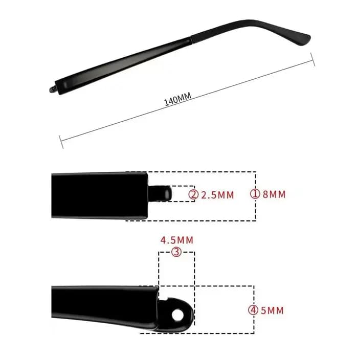 Lunettes de soleil antidérapantes