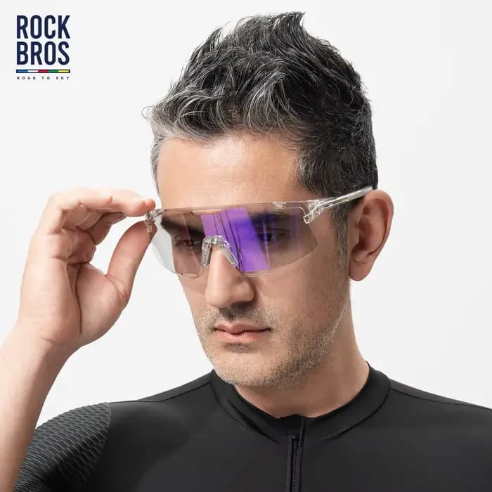 ROCKBROS ROAD TO SKY lunettes de vélo 3 lentilles photochromiques +