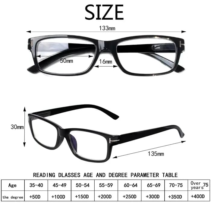 Boncamor lunettes de lecture pour hommes et femmes Anti-lumière bleue charnière à ressort Anti-fatigue