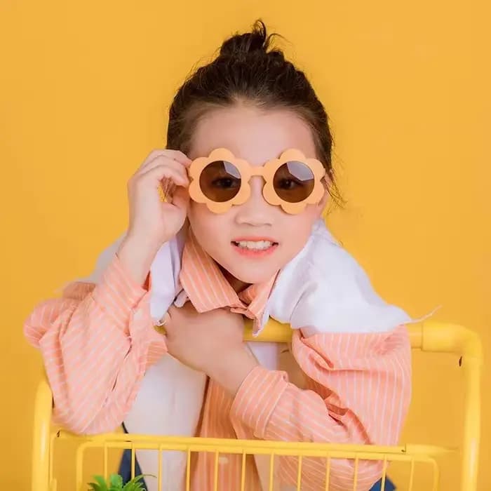 Lunettes de soleil rondes pour enfants