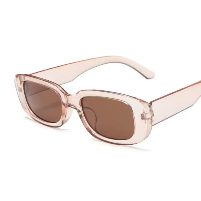 Lunettes de soleil rectangulaires rétro pour femmes