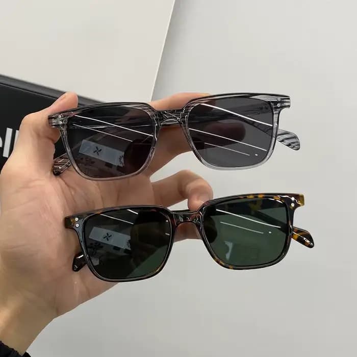 Lunettes de soleil rectangulaires pour femmes et hommes