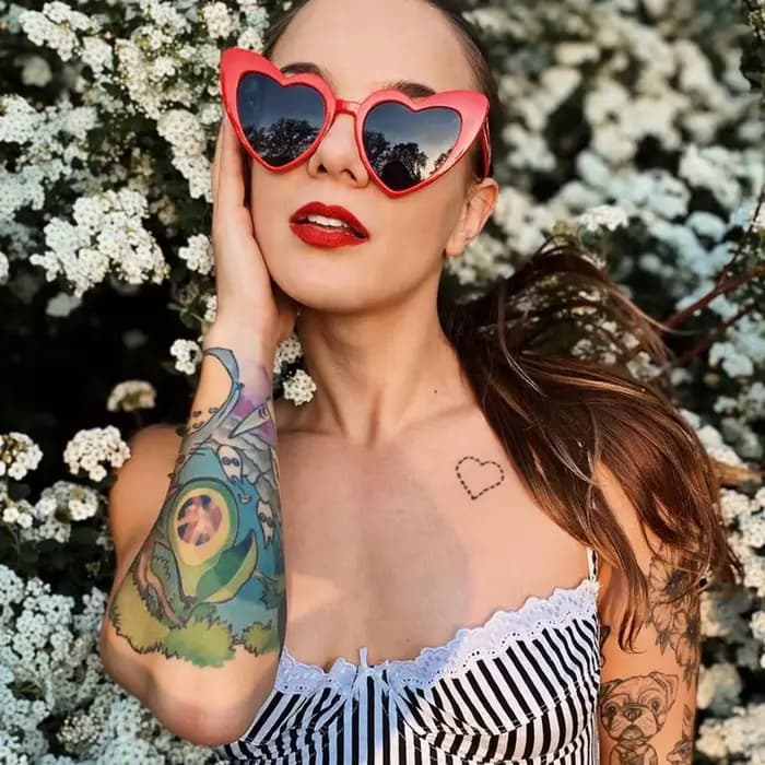 Lunettes De soleil en forme De cœur pour femmes