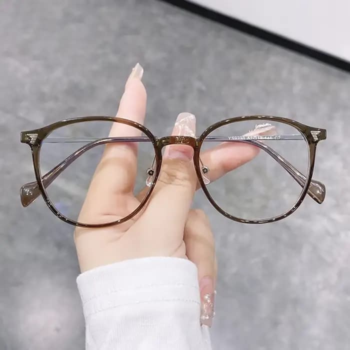 Lunettes rondes pour myopie Monture en métal