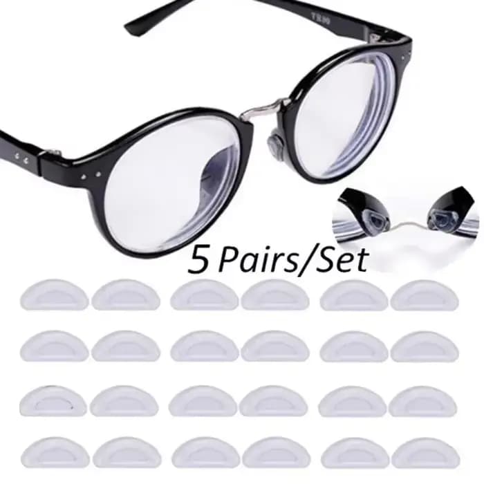Coussinets nasaux pour lunettes en Silicone