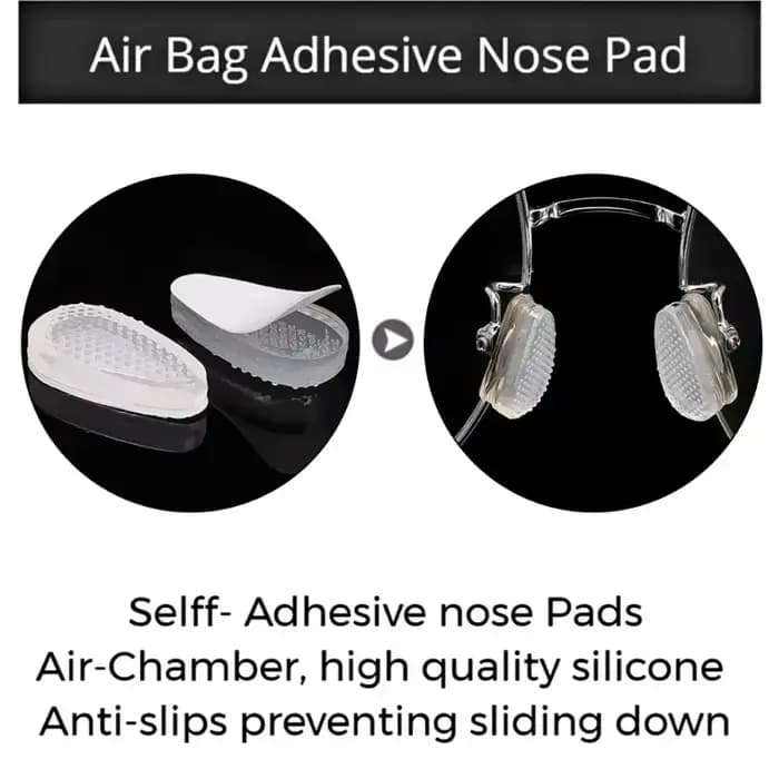 Coussinets nasaux en Silicone pour lunettes