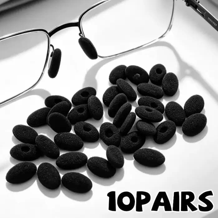 Coussinets de nez autocollants en mousse souple antidérapante pour lunettes