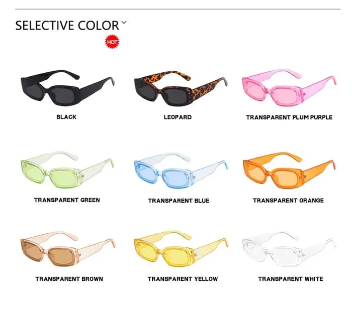 Lunettes de soleil léopard carrées pour femmes