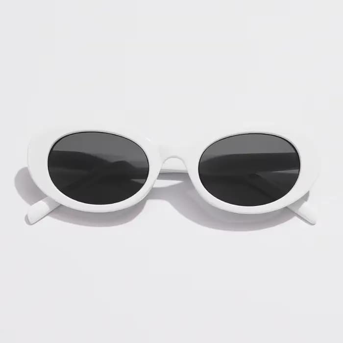 Lunettes de soleil ovales rétro Vintage pour femmes et hommes
