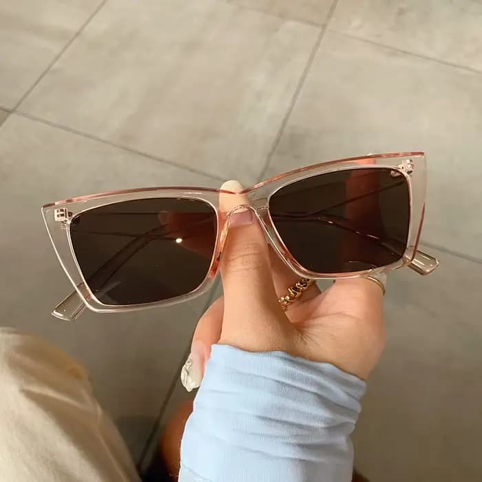 Lunettes de soleil en forme d'oeil de chat pour hommes et femmes