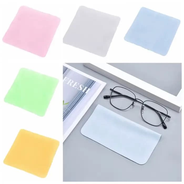 Chiffonnette en suède microfibre pour nettoyer les lunettes et les écrans de téléphone