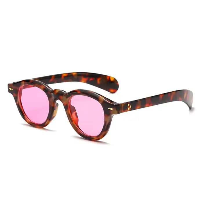 Lunettes de Camping ovales imprimées léopard