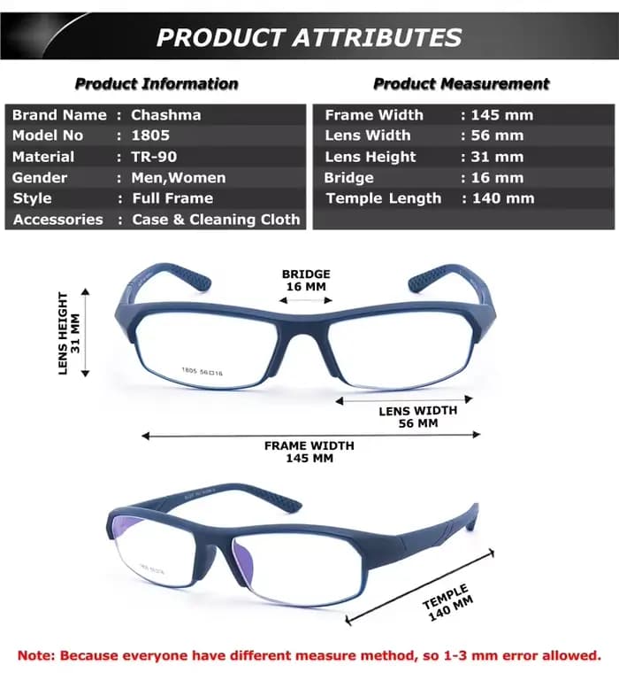 Lunettes de Sport coréennes pour hommes, monture optique de qualité TR90