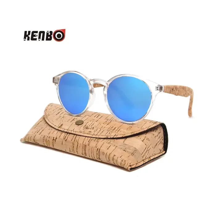 Kenbo-Lunettes de soleil polarisées ovales en bambou pour hommes et femmes