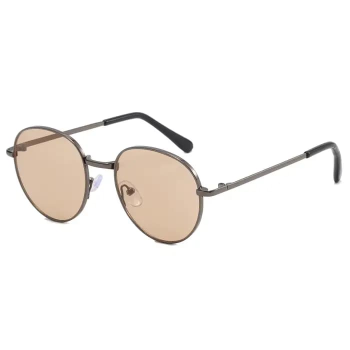2025 nouvelles lunettes de soleil droites en métal garçons et filles