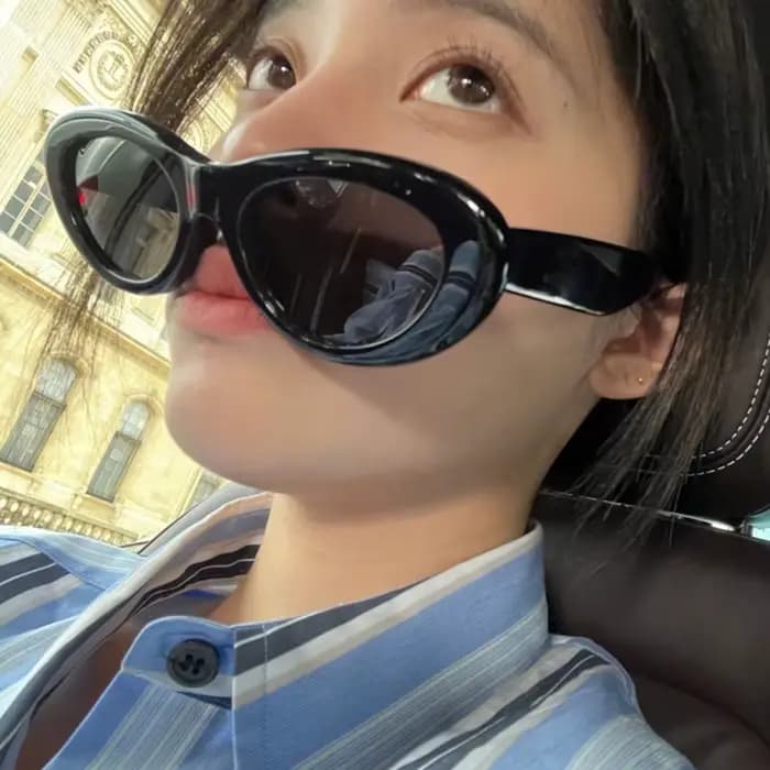 Lunettes de randonnée ovales œil de chat Anti-lumière pour femmes