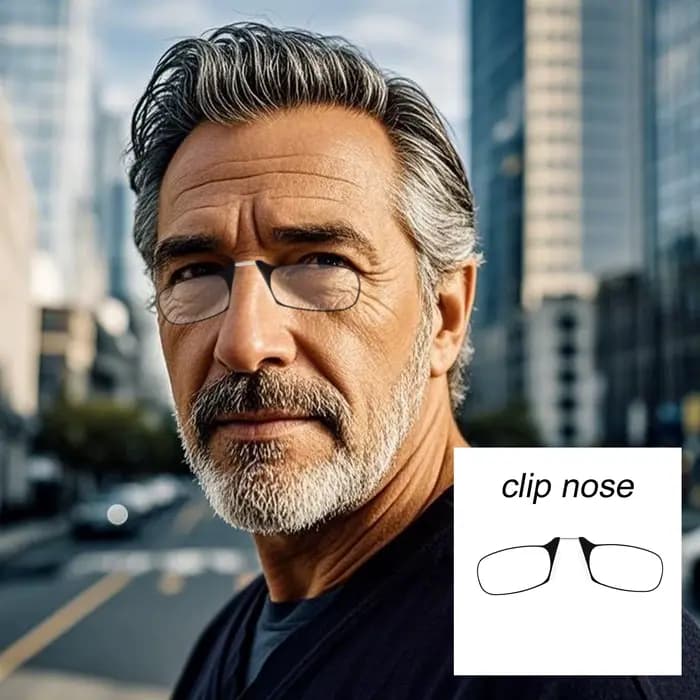 Pince-nez lunettes de lecture homme haute qualité hommes Portable mousse