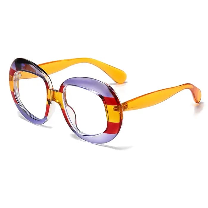 Marque de luxe lunettes rondes femmes