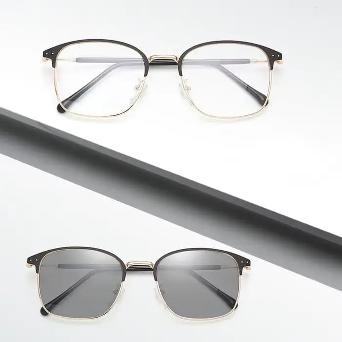 Lunettes de soleil sans cadre photochromiques pour hommes