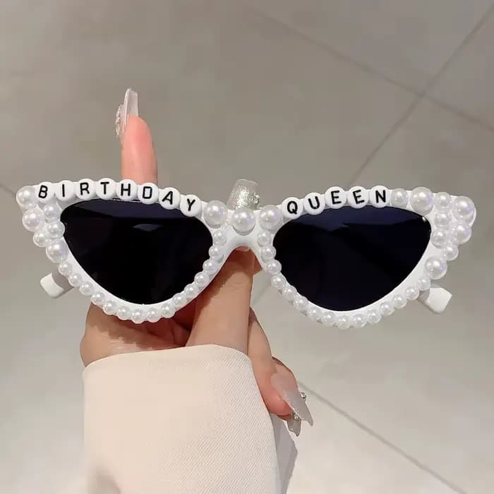 KAMMPT œil de chat Design cadeau nuances brillant perle décor rose présent lunettes pour femmes fête d'anniversaire faveur dames accessoires cadre