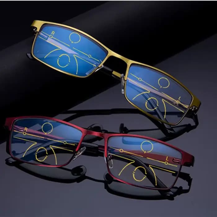 Lunettes de lecture multifocales progressives pour hommes et femmes