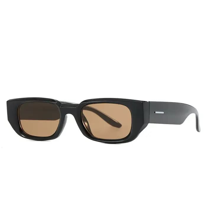 Lunettes de soleil vintage rectangulaires pour hommes