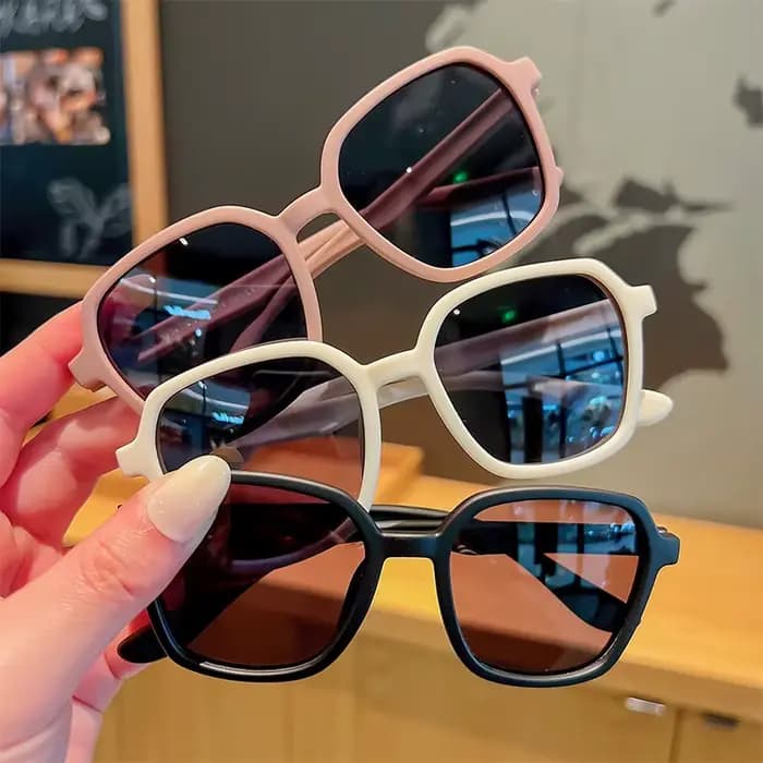 Lunettes de soleil carrées UV400 pour enfants
