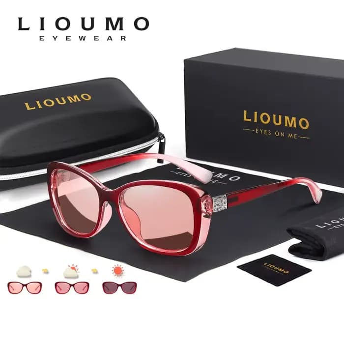 LIOUMO – lunettes de soleil polarisées photochromiques pour femmes