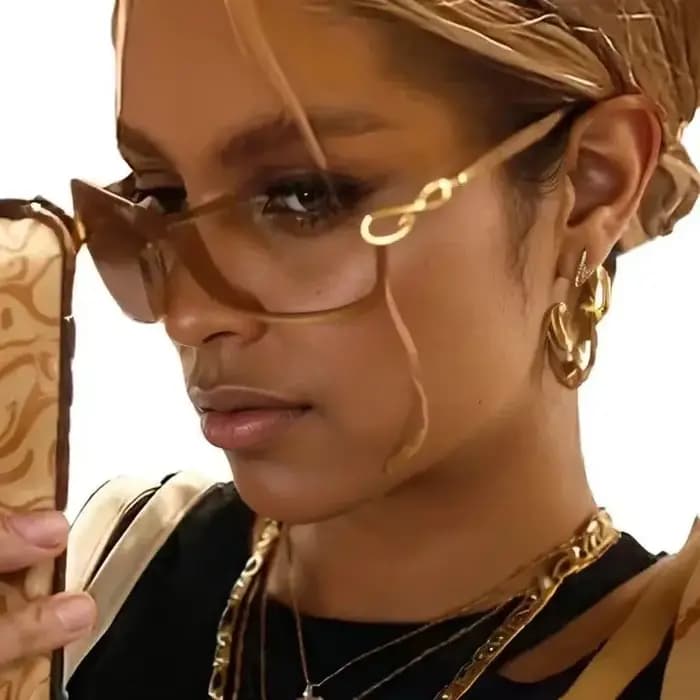 Lunettes de soleil une pièce à la mode pour femmes et hommes
