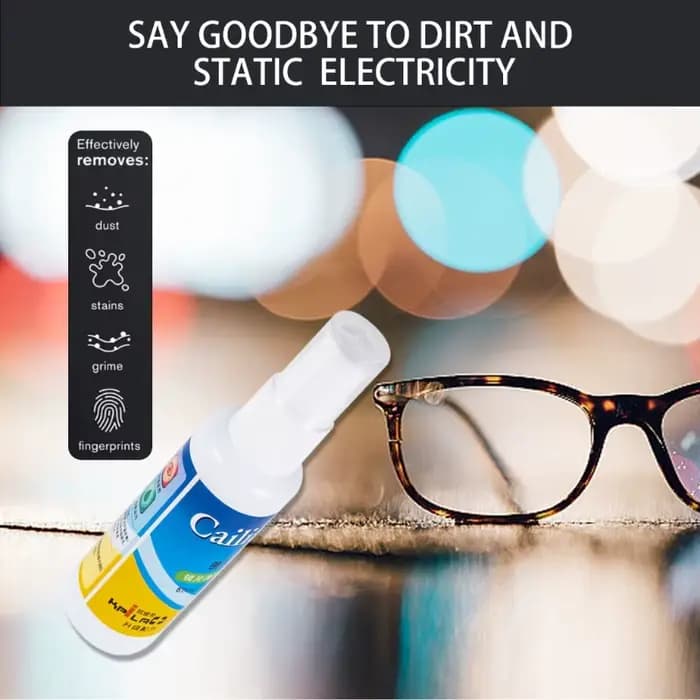 Solution nettoyage pour lunettes