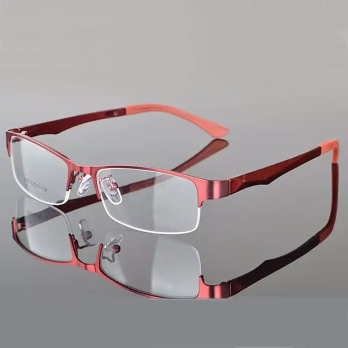 Reven Jate demi sans monture lunetes cadre optiq Prescription Semi-jante lettes