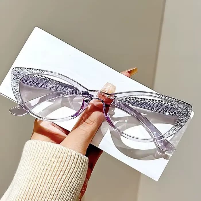 Lunettes de lecture de luxe en diamant pour femmes