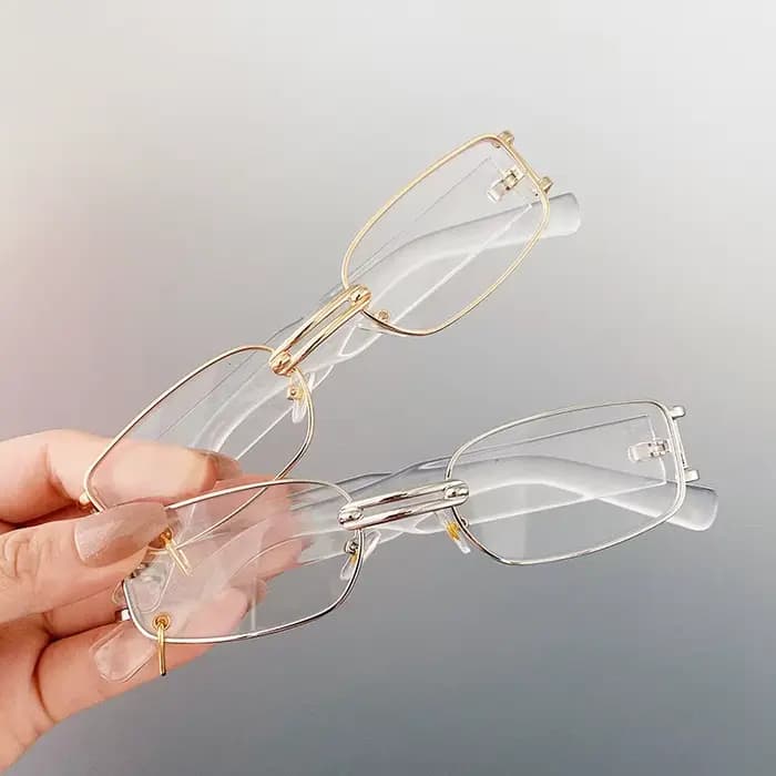 Buc& EI-Petites lunettes de soleil rectangulaires pour hommes et femmes