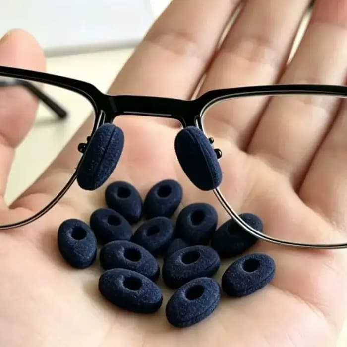 Coussinets de nez autocollants en mousse souple antidérapante pour lunettes